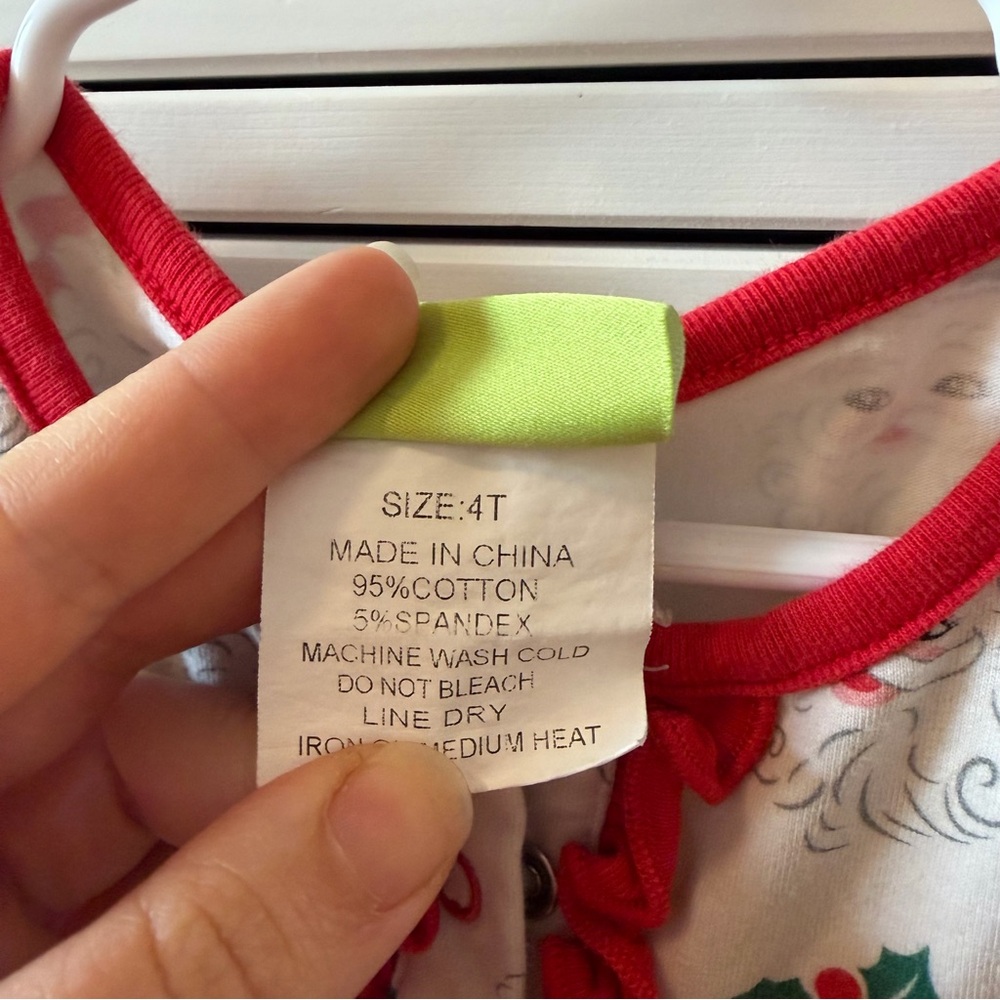 Classic Whimsy Santa Head Night Dress Size 4T - Picture 4 of 4